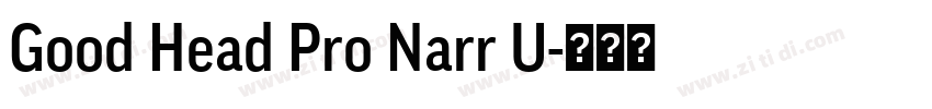 Good Head Pro Narr U字体转换